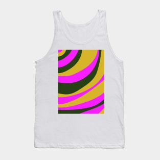 Curved stripes V Tank Top